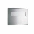 Bobrick Washroom Bobrick, Toilet Seat Cover Dispenser, 15 3/4 X 2 1/4 X 11 1/4, Stainless Steel 4221